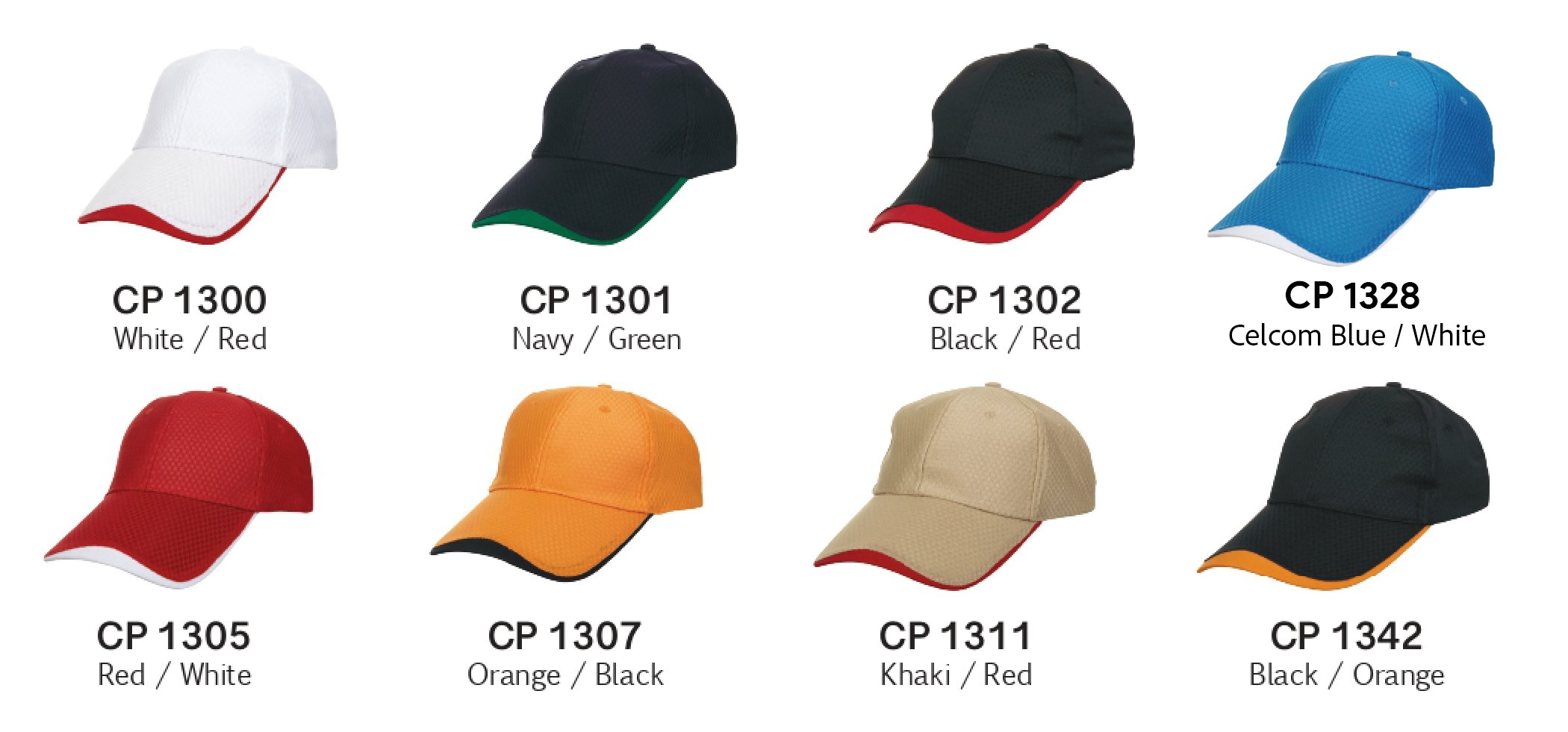 Honeycomb Dri Fit Baseball Cap (6 Panel). - Detail 1