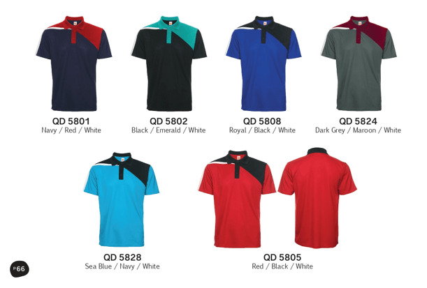 Microfibre Multi-Tone Dri Fit Polo T-Shirt.  - Detail 2