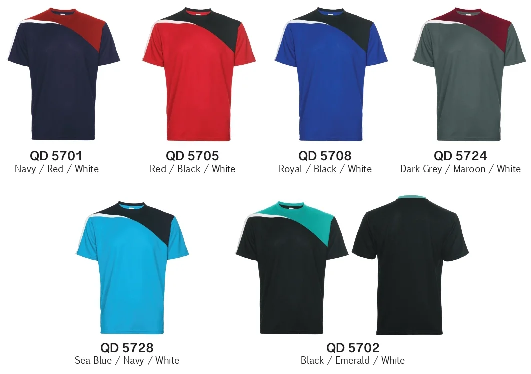 Basic Multi Tone Round Neck T-Shirt. - Detail 2