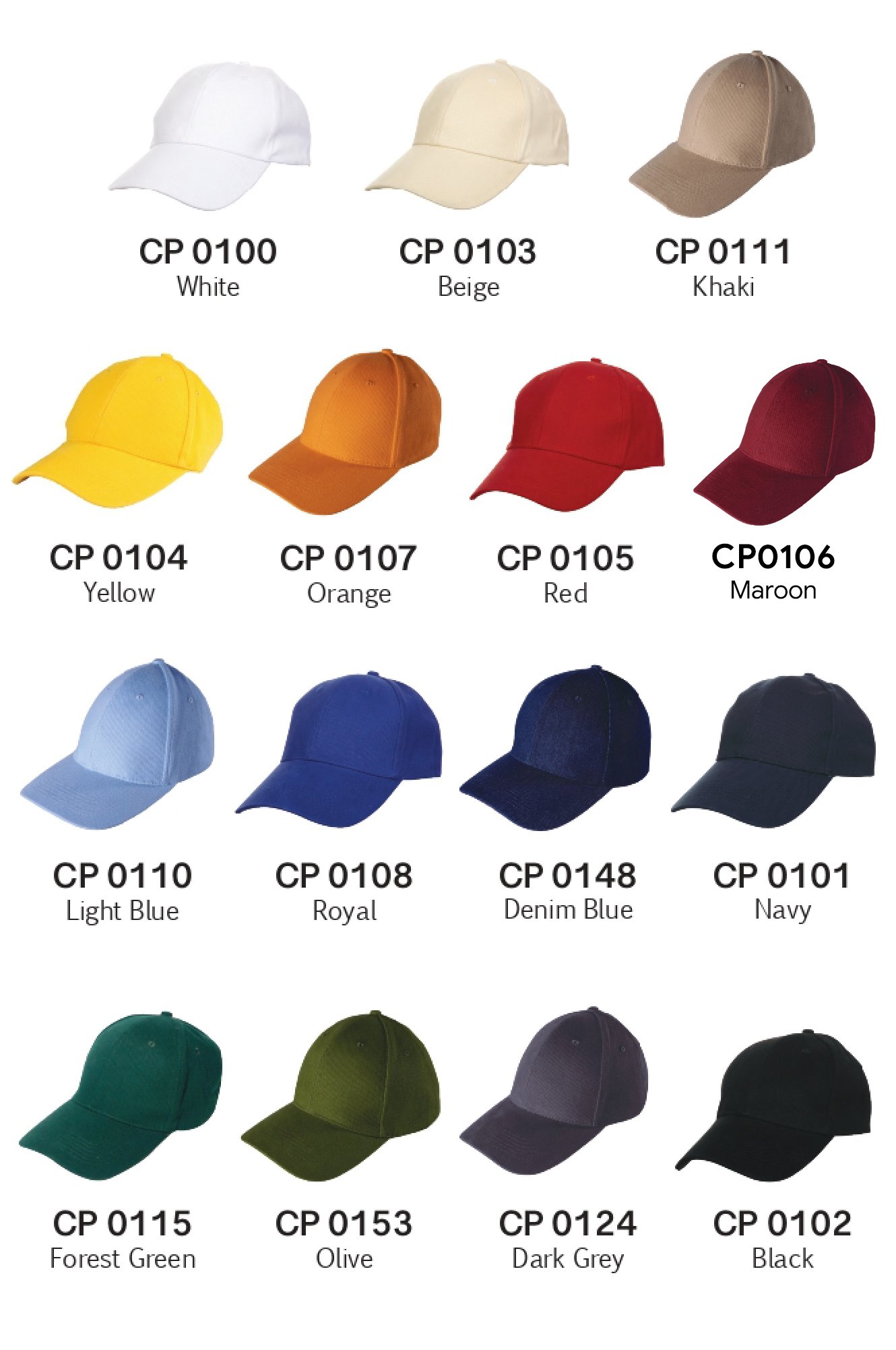 Cotton Baseball Cap (6 Panels). - Detail 1