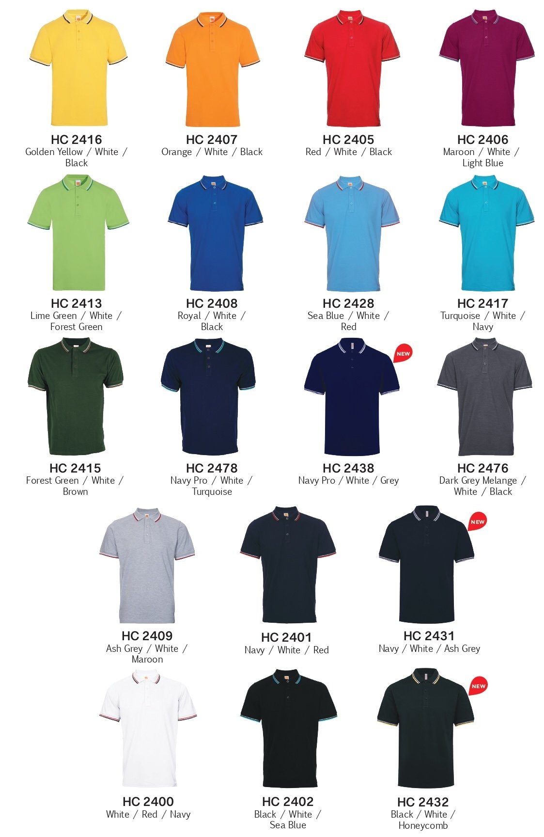 Multi-Tone Collar & Cuff Polo T-Shirt.  - Detail 2