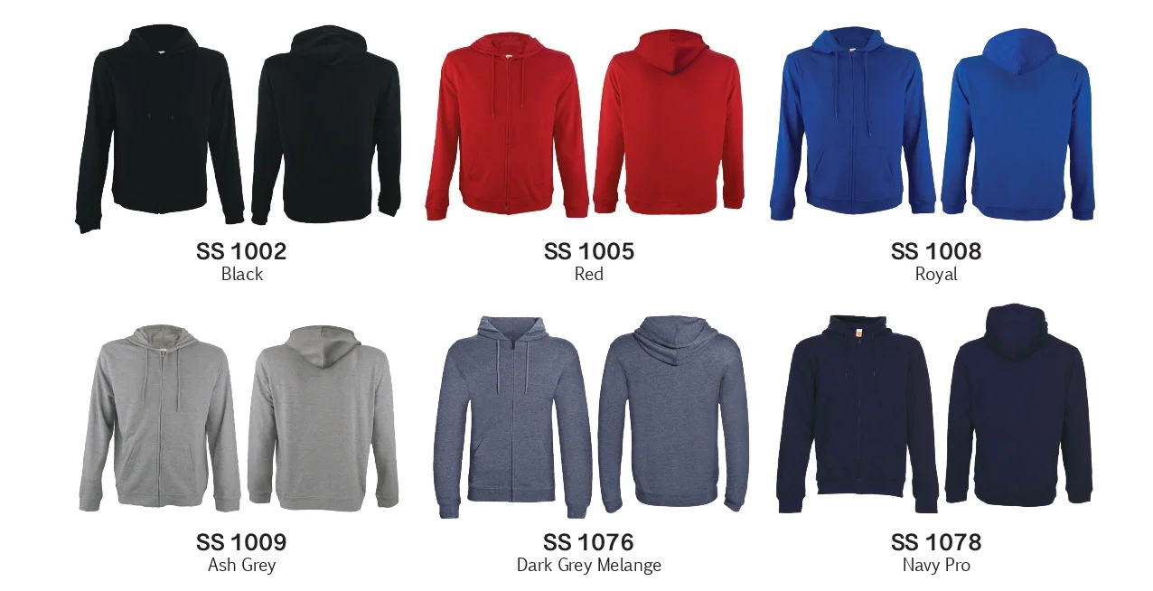 Basic Hoodie with Zip - Detail 2